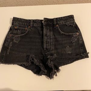 Zara Black Short Shorts